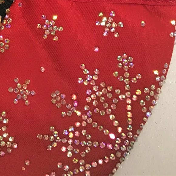 Christmas Rhinestone Bling Bling Face Masks - Picture 2 of 2